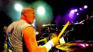 Iron Maiden Nicko McBrain tribute Where Eagles Dare Drumcam
