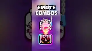 Clash Royale Emote Combos 💀 #clashroyale #shorts