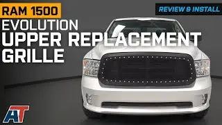 2013-2018 RAM 1500 Evolution Stainless Steel Wire Mesh Upper Replacement Grille Review & Install