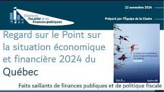Midi-conf&eacute;rence &ndash; Regard CFFP sur le Point sur la situation &eacute;conomique et financi&egrave;re du Qu&eacute;bec 2024