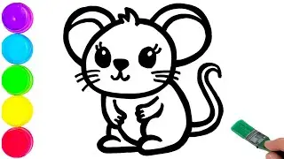 How To Draw Mickey Mouse Step By Step ⚫⚫ Mickey Mouse Drawing Easy | Coloring Page 1M