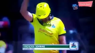 Kcc cricket 2018 sehwag|kannda chalanachitra cup 2018 sehwag|