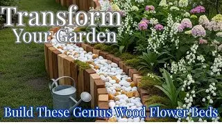 You&rsquo;ll NEVER Build Flower Beds the Same Again! These Wood Designs Are GENIUS!&rdquo;