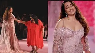 Bollywood bride Sonakshi Sinha at the New Delhi Fashion Week fashion show