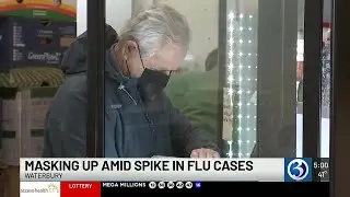 Face masks make comeback as severe flu season continues