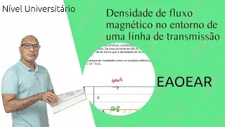 Densidade de fluxo magnético no entorno de uma linha de transmissão (EOAEAR)