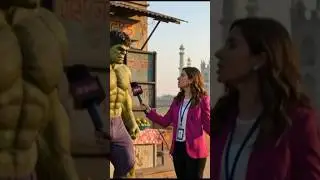 Hulk aaya Royal Interior walon se milne #homepainter #wallputtykaisekare #popart #hulk #trendingshor