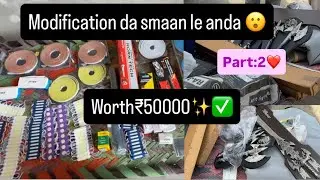 Sara smaan le anda modification soon|| bhut hi cheap rate te✅|| dekho full vlog|| #trending 