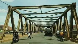 Kampong Thom City town to Sambo Prey Kuk Temple [Driving Tour]