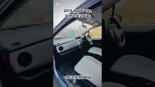2013 model vitz / 3piece touch/mechanical ok / millage 120k /first owner /location phase 8 dha lhr