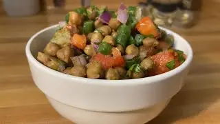 Quick & Healthy Aloo Chana Chaat | Evening Snack Recipe   Chickpea Potato Salad High-Protein