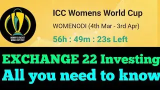 Exchange 22 Investing Guide|Woman's World Cup|AUS vs PAK|