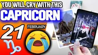 Capricorn ♑😭YOU WILL CRY WITH THIS😭 horoscope for today FEBRUARY 21 2026 ♑ #capricorn tarot FEBRUARY