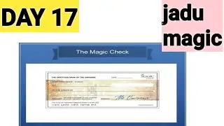 🎇Jadu practice Day 17 🎇Magic Cheque💵💵Jitna bhi paisa chahiye Universe ke Bank se le lo💵🌹💎