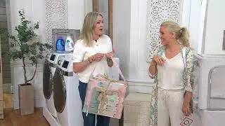 Periea Set of 4 Collapsible Storage Boxes w/ Carry Strap on QVC