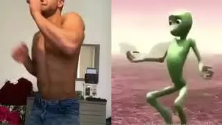 Musically alien dance with hottie