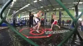 OCTAGON WARRIORS 2. Nikita Sapun (red) - Avetisyan Markar (blue). 52 kg
