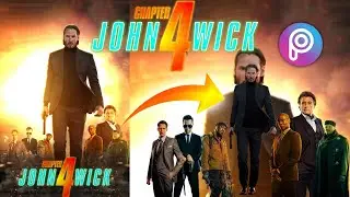 Design an Epic Movie Poster for John Wick with Your Phone | Mobile Editing Featuring Keanu Reeves