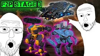 F2P stage 3 ANNIHILATION mode , War Robots gameplay