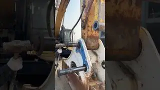 Excavator Hydraulic Breaker Installation!