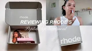 Reviewing Hailey Bieber&rsquo;s Rhode Peptide Lip Treatments🤍 (rhode vanilla & espresso)