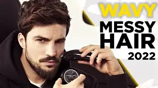 How to style a Wavy Messy Hair (Men 2022 Hairstyle Tutorial)