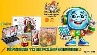 Gnome Kingdom Coloring Page Review &ndash; Make $100/Day With These DFY Pages!