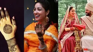 Actress Yami Gautam inspired simple wedding Mehndi Design| yami Gautam|Mehndi Design|heena with buzz