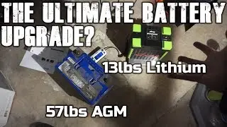 The 13lbs Lithium Car Battery (Huge Weight Savings)