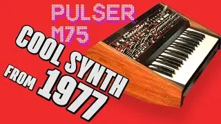 Аналоговый синтезатор PULSER M75 1977 | HD DEMO