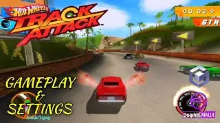 Hot Wheels: Track Attack - Gameplay and Settings (Nintendo Wii / Dolphin MMJR 2)