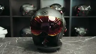 ROOF Boxer V8 ALPHA Red iridium visor
