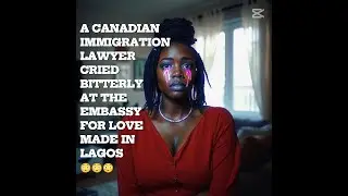 avc A Canadian Immigration Lawyer Cried bitterly at the embassy for a love made in Lagos