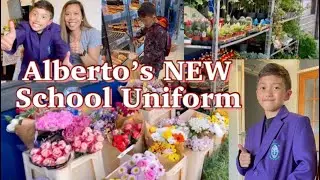 Alberto' NEW School Uniform | Saturday groceries #lidl #uniform #edinburgh #visitscotland #filipina