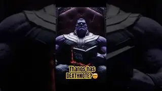 What If Thanos Had the Death Note? ☠️ Ultimate Villain Fusion #thanos #deathnote #shorts #viralvideo