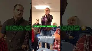 HOA MEETING GONE WRONG 😳 PART 2 #trending #shorts