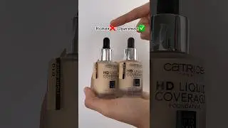 #обзор Как отличить копию от оригинала тонального крема catrice? #wb #бьюти #beautyhacks #бьютиблог