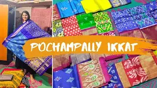 Pochampally Ikkat Sarees, Lehengas| Bhoodan Pochampally Saree Weaving | Priyanka Boppana