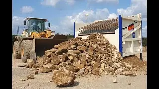 SBR4 - Abraum Boden/Kalkstein - 45x45 mm - Liebherr 574