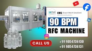90 BPM RFC Machine | High Speed Water Bottling Plant | EMS