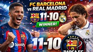 BAR&Ccedil;A WINS EL CL&Aacute;SICO 11-10!! 😱🤯 GOAL FEST in FC Mobile