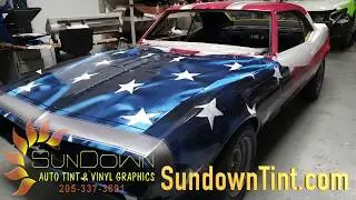 Vehicle Wrap | 1968 Camaro complete wrap | Sundown Tint & Vinyl Graphics | 205-337-3691
