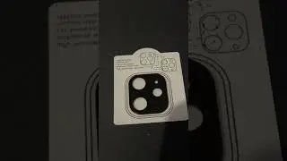UNBOXING - FIXED Lens-Cover with Flash Anti Glare Circle for Apple iPhone 11 (Black)