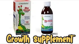 BioGrow Syrup | #nutritionalsupplements#nutrifactor#growth#kidshealth#pharmacyonair