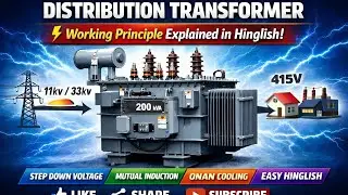 Distribution Transformer | Working Principle Explained #OilCooledTransformer #TransformerWorking 