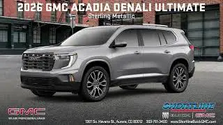 2026 GMC Acadia Denali Ultimate (360 View) in Sterling Metallic at Shortline #gmc #gmcacadia #2026