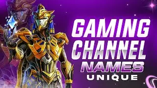 Unique Gaming Channel Names || Youtube Gaming Channel Names
