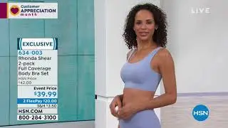 Rhonda Shear 2pack Full Coverage Body Bra Set