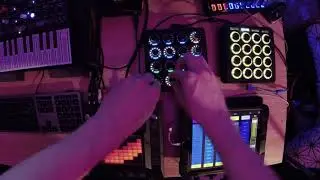 GEST4LT Ableton Live performance - Moonlit Mob - Liine Lemur Midi Fighter Twister, Midi Fighter 3D