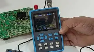 Como Testar capacitor com Osciloscópio com sinal de PWM